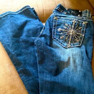 Miss me boot cut jeans size 28